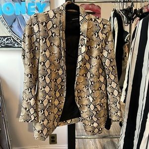 Zara snake blazer